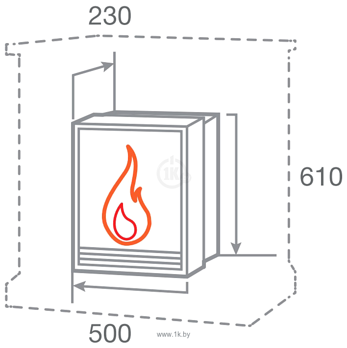 Фотографии Real-flame Fobos Lux Bl