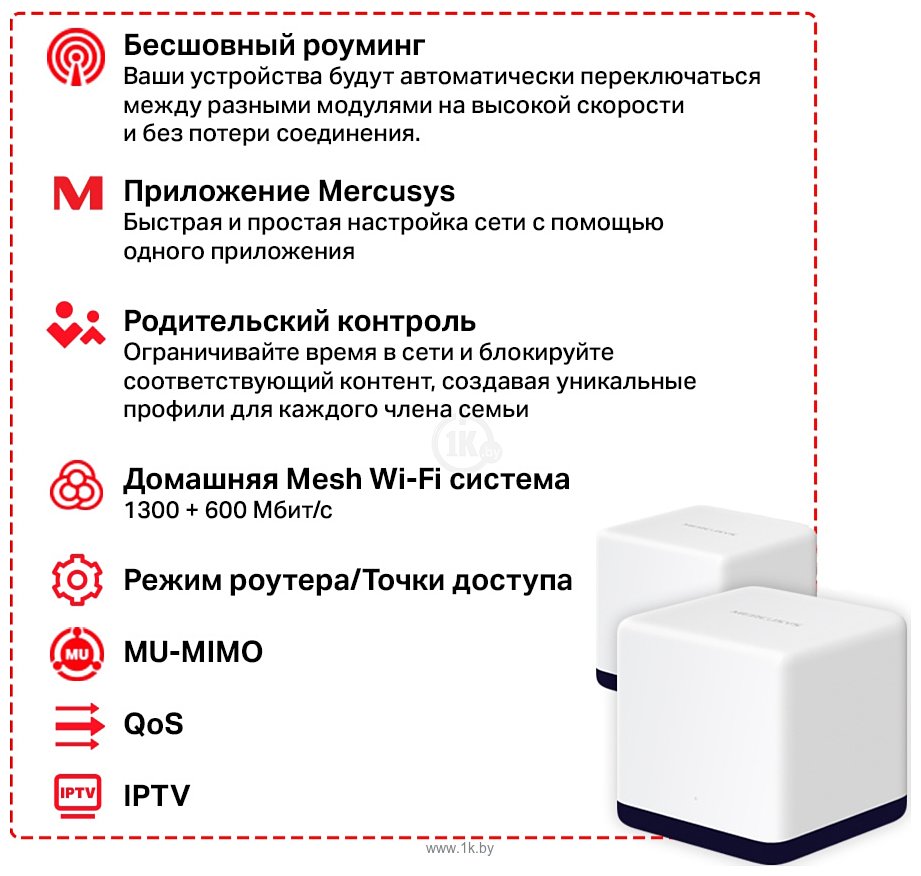 Фотографии Mercusys Halo H50G (2 шт)