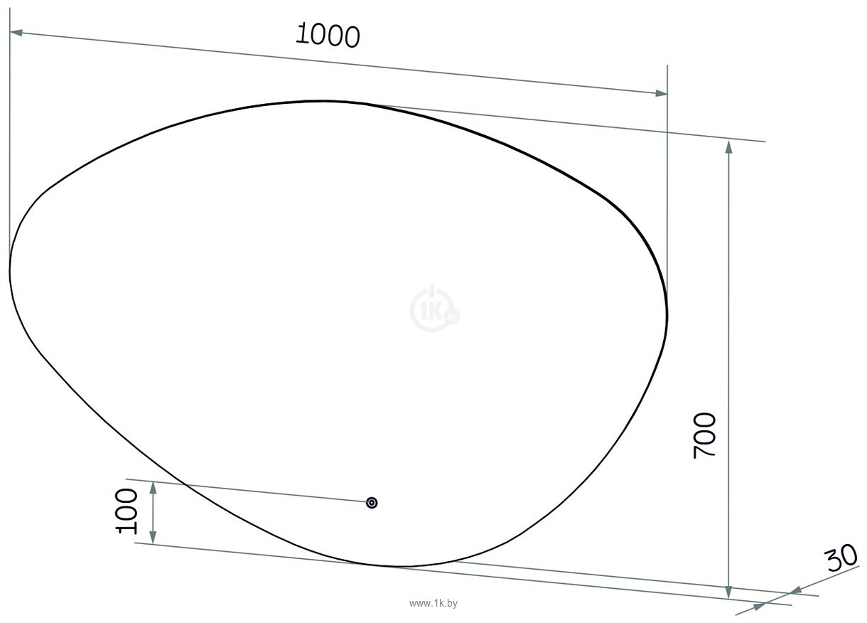 Фотографии Континент  Alma Led 100x70