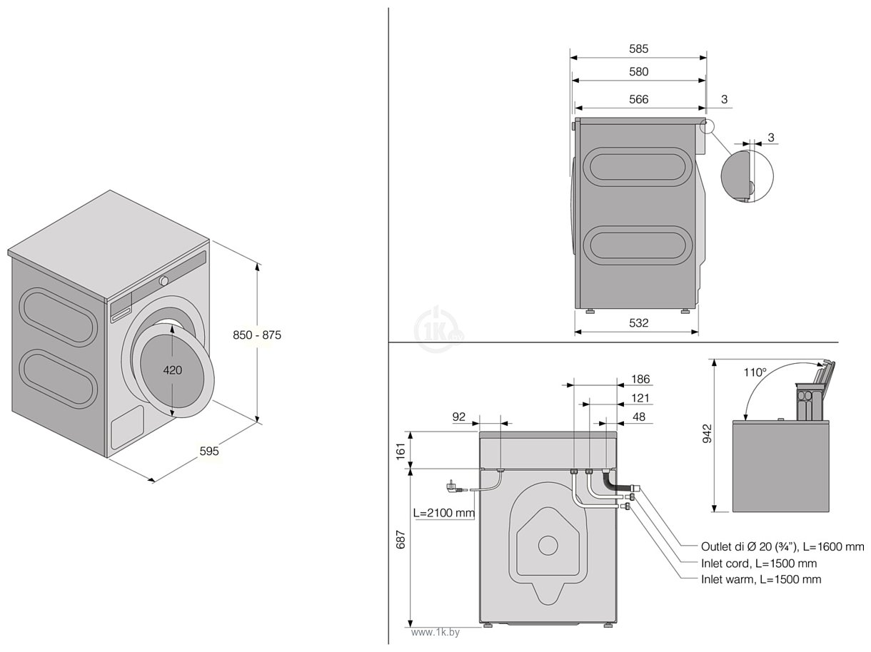 Фотографии Asko W2084W/3