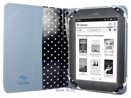 Фотографии Tuff-Luv Slim fabric case cover for Nook 2/Simple Touch Black (I3_27)
