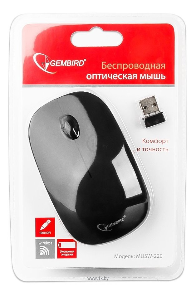 Фотографии Gembird MUSW-220 black USB