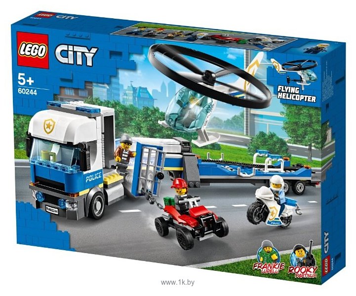 Фотографии LEGO City 60244 Полицейский вертолётный транспорт