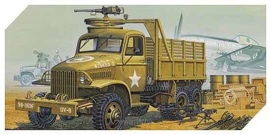 Фотографии Academy U.S. 2,5 ton Cargo Truck and accessories 1/72 13402