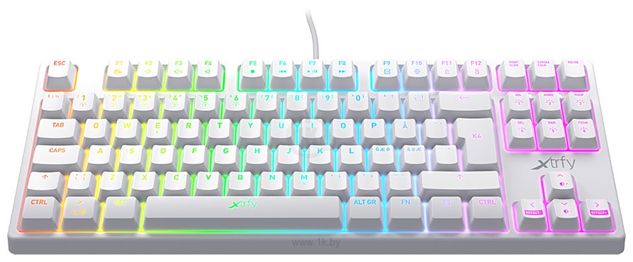 Фотографии Xtrfy K4 TKL RGB white