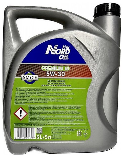 Фотографии Nord Oil Premium М 5W-30 SM/CF 5л