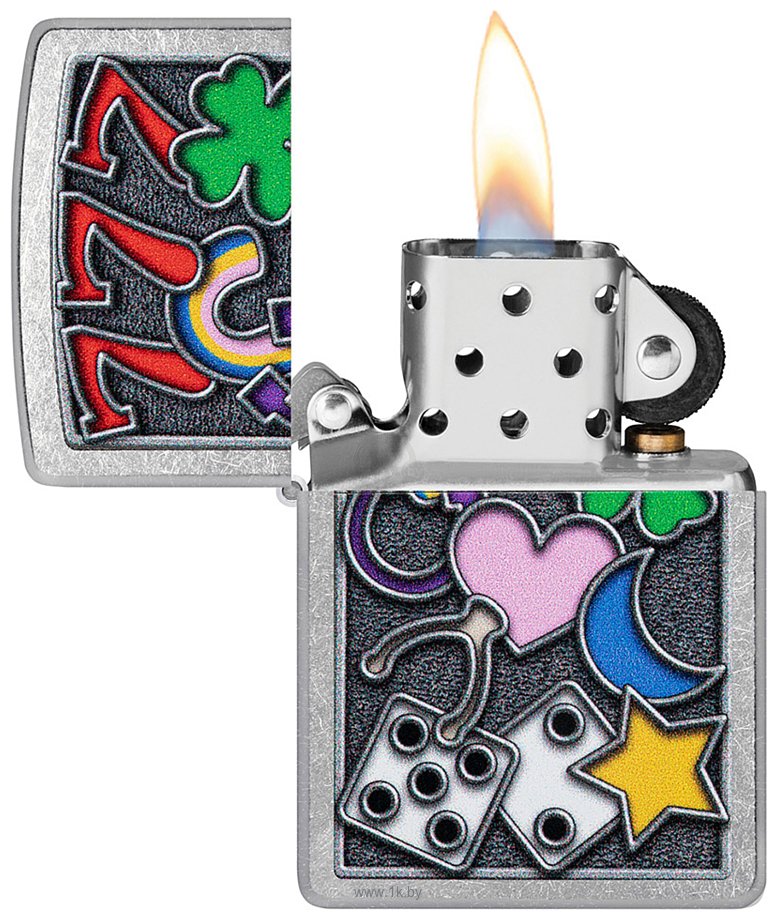 Фотографии Zippo Street Chrome All Luck 48682