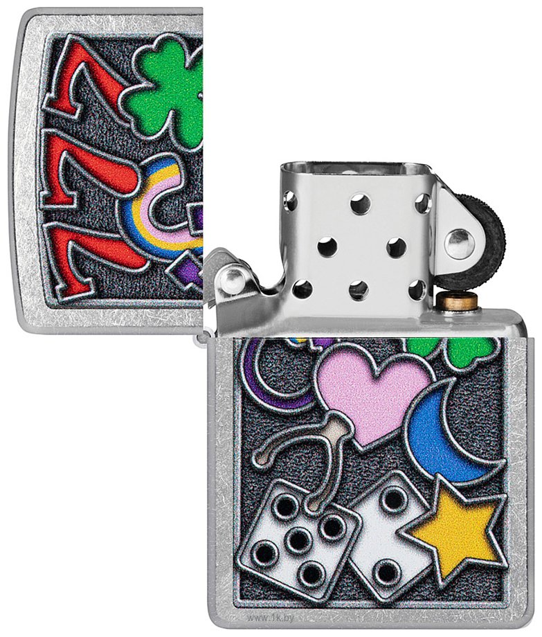 Фотографии Zippo Street Chrome All Luck 48682