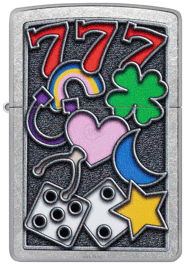 Фотографии Zippo Street Chrome All Luck 48682