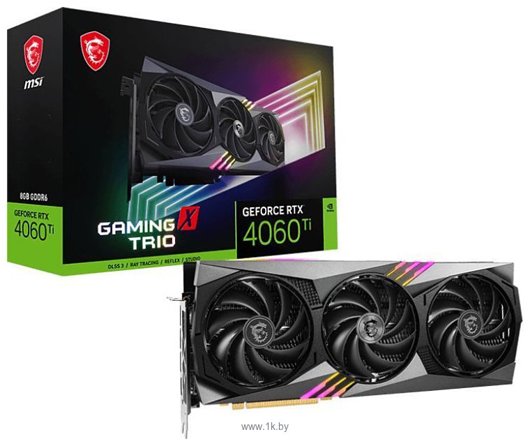 Фотографии MSI GeForce RTX 4060 Ti Gaming Trio 8G