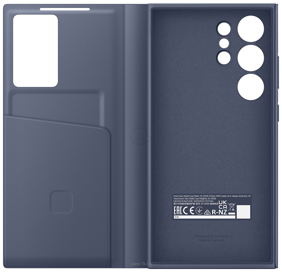 Фотографии Samsung View Wallet Case S24 Ultra (фиолетовый)