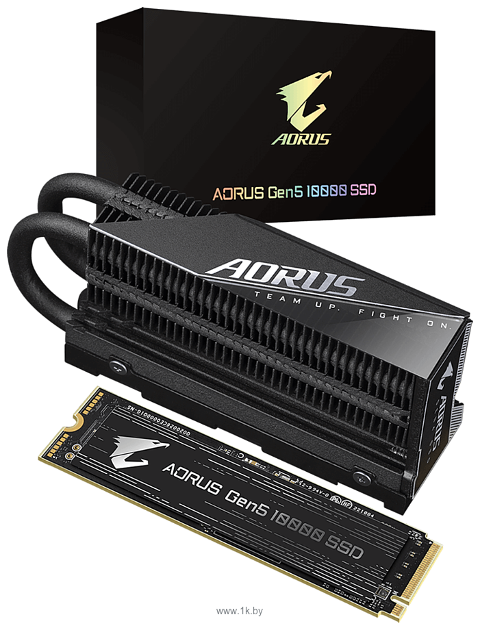 Фотографии Gigabyte Aorus Gen5 10000 2TB AG510K2TB