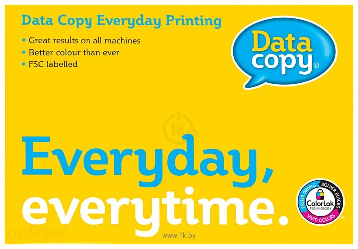 Фотографии Data Copy Everyday Printing A4 - с 4 отверстиями (80 г/м2)