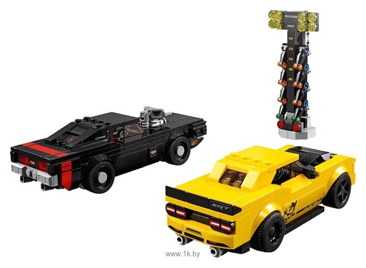 Фотографии LEGO Speed Champions 75893 Додж Чэленджер 2018 и Додж Чарджер 1970