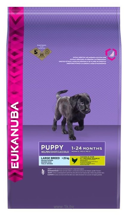 Фотографии Eukanuba Puppy Dry Dog Food For Large Breed Chicken (18 кг)