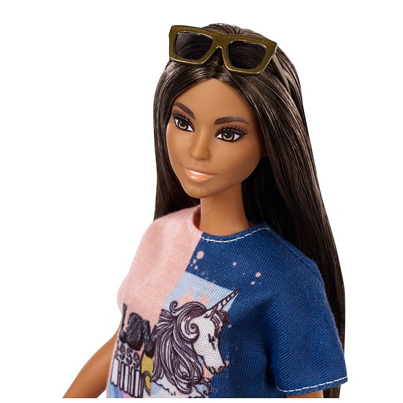 Фотографии Barbie Fashionistas Doll - Original with Black Hair FXL43