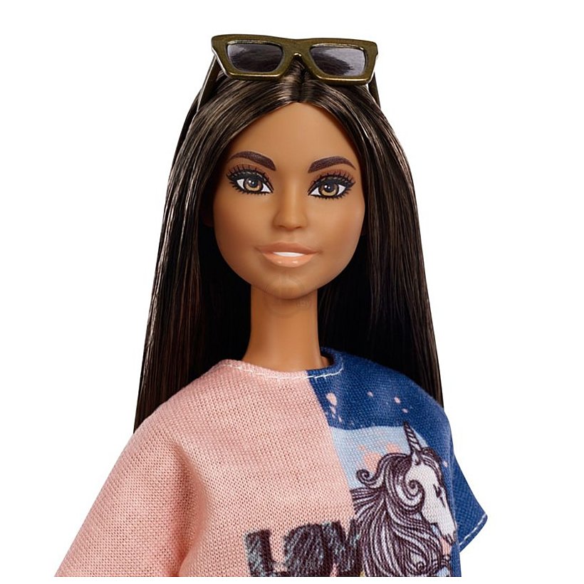 Фотографии Barbie Fashionistas Doll - Original with Black Hair FXL43