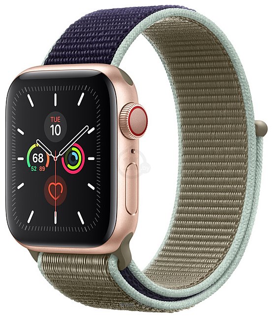 Фотографии Apple Watch Series 5 40mm GPS + Cellular Aluminum Case with Sport Loop