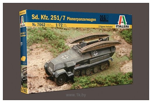 Фотографии Italeri 7062 Sd.Kfz 251/7 Pionierpanzerwagen