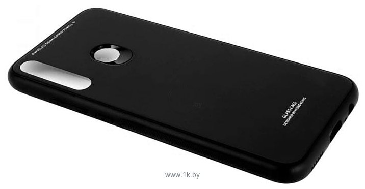 Фотографии Case Glassy для Huawei P40 lite E/Y7P/Honor 9C (черный)