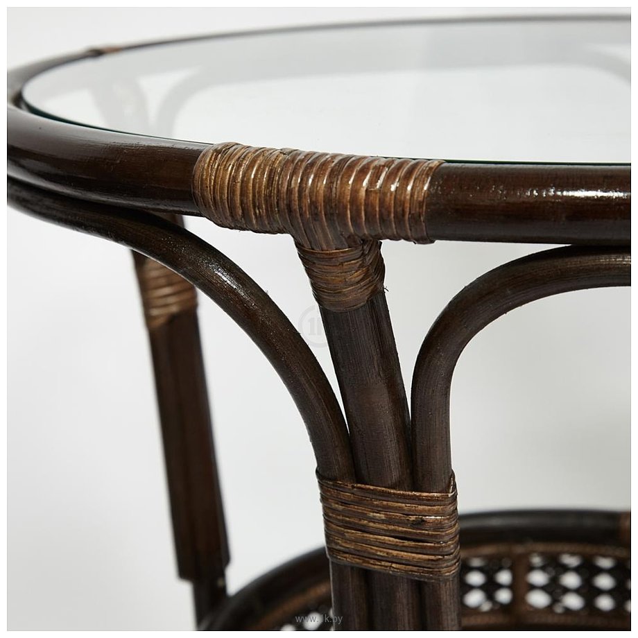 Фотографии TetChair Pelangi (стол/2 кресла, без подушек, walnut)