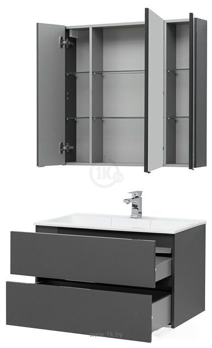 Фотографии Aquanet Комплект мебели для ванной комнаты Алвита 90 241388