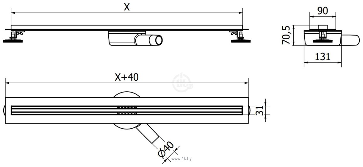 Фотографии Mexen Flat 360 Slim Chrome 1041060