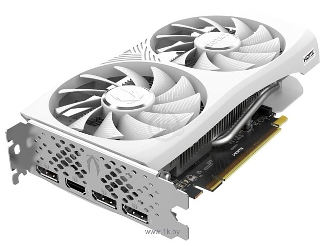 Фотографии ZOTAC GeForce RTX 4060 8GB Twin Edge OC White Edition (ZT-D40600Q-10M)