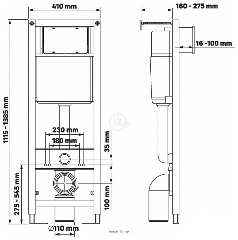 Фотографии Berges Wasserhaus Mascon Rimless + Okus Slim SO + Atom Line 410 043350