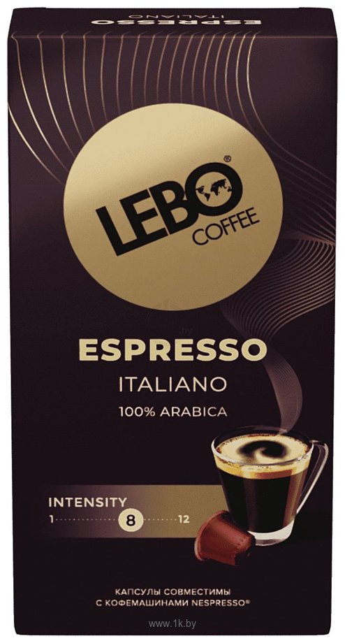 Фотографии LEBO Coffee Espresso Italiano 10x5.5 г