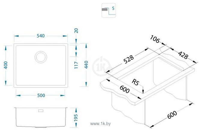 Фотографии Alveus Kombino 50 F/S