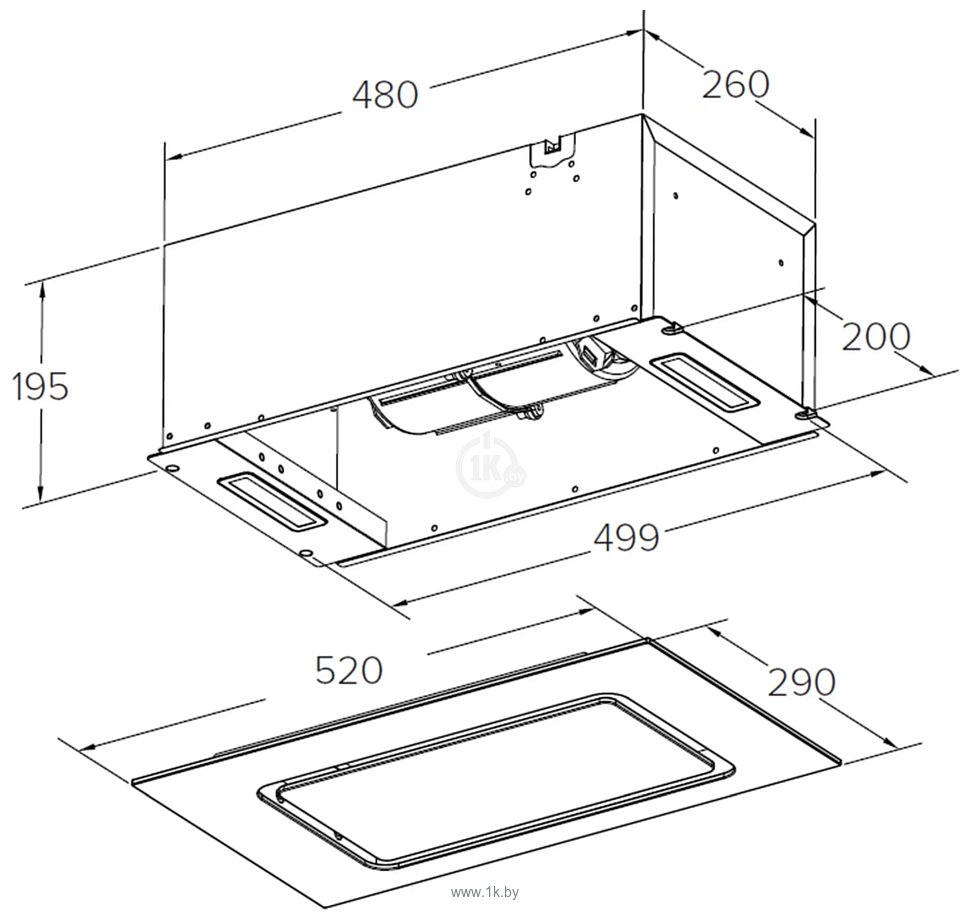 Фотографии Meferi INBOX52WH Glass Comfort