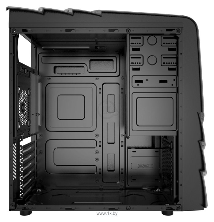 Фотографии 3Cott 3C-ATX195G Warrior w/o PSU Black