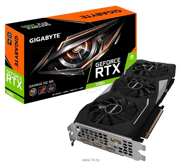 Фотографии GIGABYTE GeForce RTX 2060 GAMING OC (GV-N2060GAMING OC-6GD)