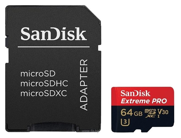 Фотографии SanDisk Extreme Pro microSDXC UHS Class 3 V30 95MB/s 64GB