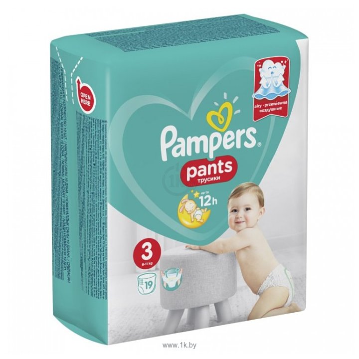 Фотографии Pampers Pants 3 (6-11 кг), 19 шт