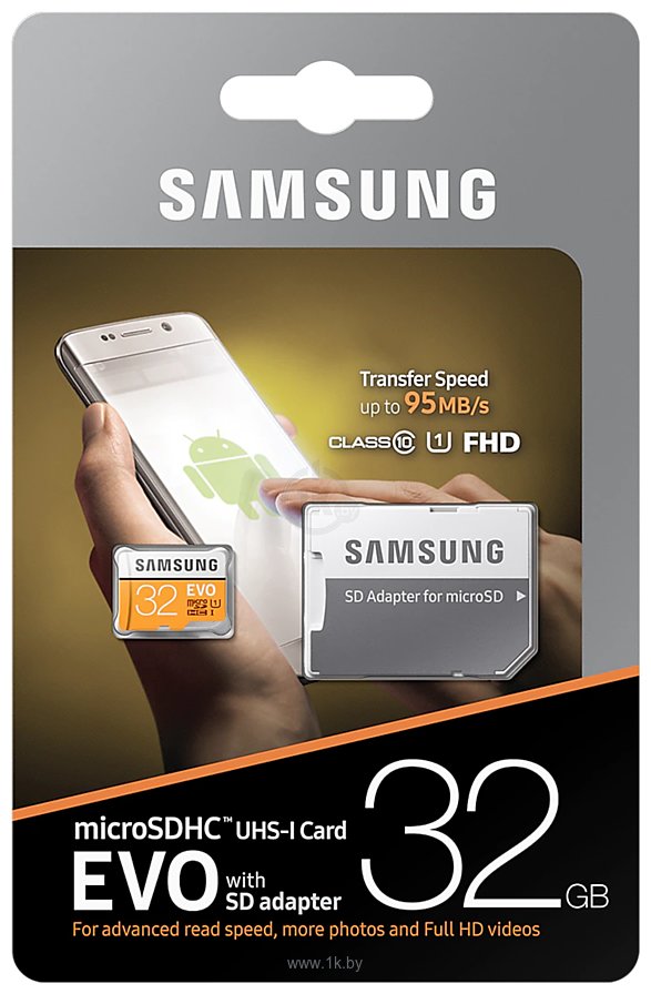 Фотографии Samsung Evo microSDHC 32GB + адаптер