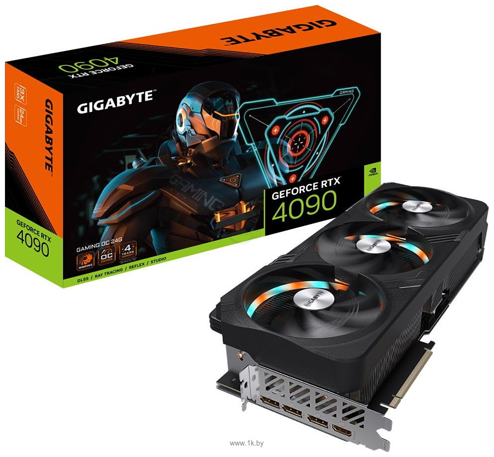 Фотографии Gigabyte GeForce RTX 4090 Gaming OC (GV-N4090GAMING OC-24GD)