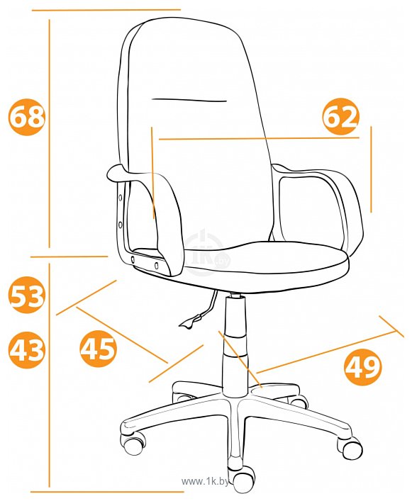 Фотографии TetChair Leader (флок, коричневый)