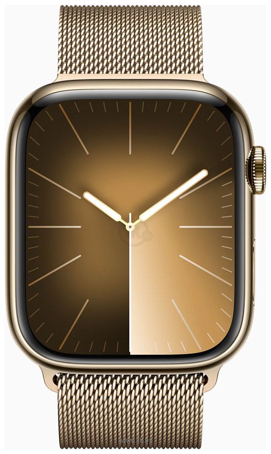 Фотографии Apple Watch Series 9 45 мм (стальной корпус, миланский)