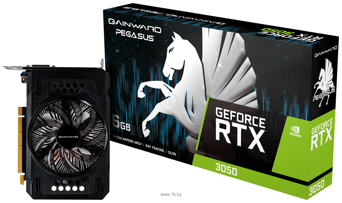 Фотографии Gainward GeForce RTX 3050 Pegasus 6GB (NE63050018JE-1070E)