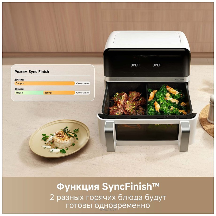 Фотографии Trouver Air Fryer FD20 Pro AF-5518ATB (белый)