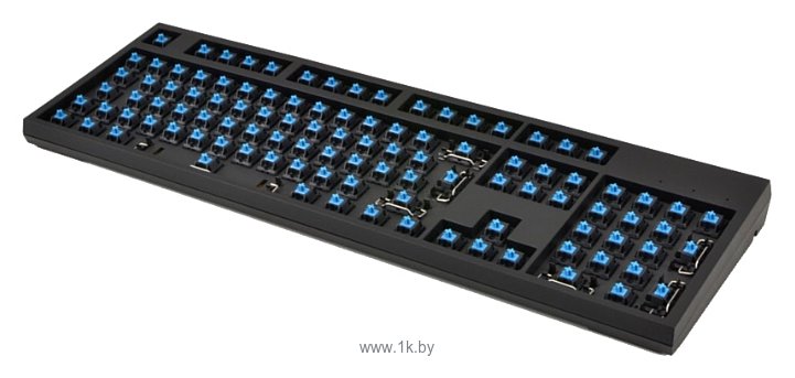 Фотографии WASD Keyboards V2 105-Key ISO Barebones Mechanical Keyboard Cherry MX Red black USB