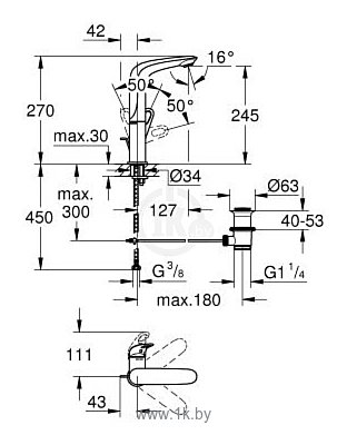 Фотографии Grohe Eurostyle 23569LS3