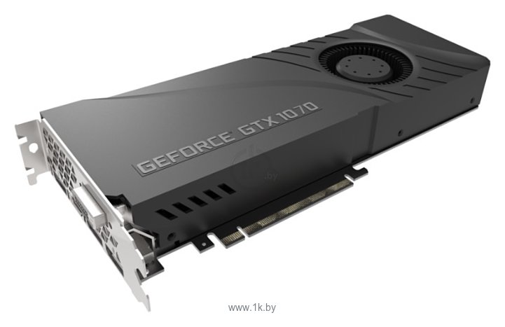 Фотографии PNY GeForce GTX 1070 1506Mhz PCI-E 3.0 8192Mb 8000Mhz 256 bit DVI HDMI HDCP Blower