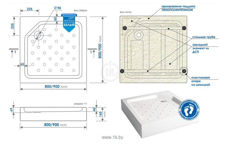 Фотографии Метакам Universal N 90x90 (квадратный)