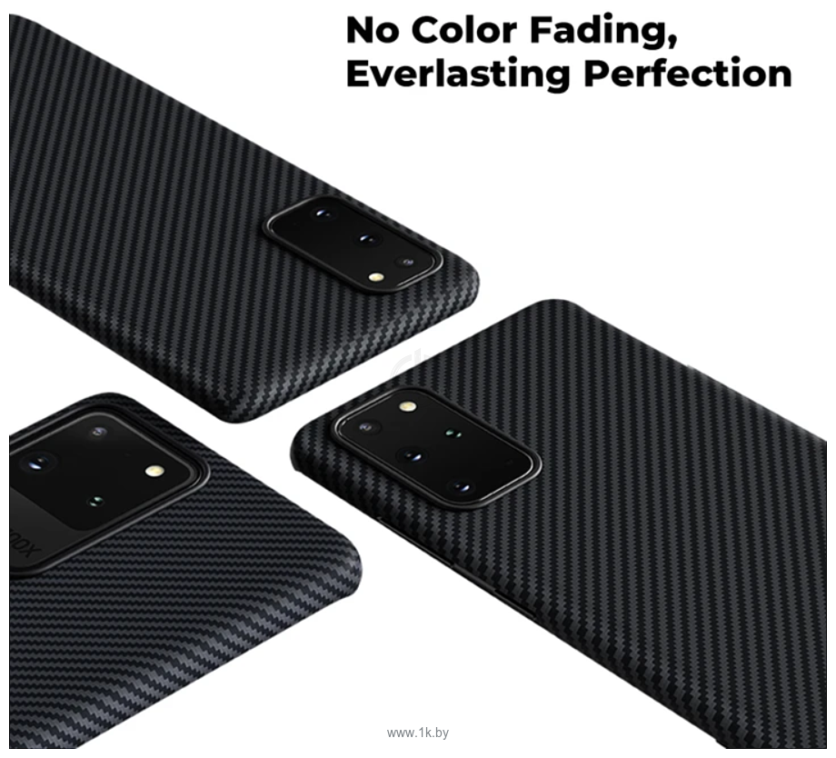 Фотографии Pitaka Air Case для Samsung Galaxy S20+ (черный)