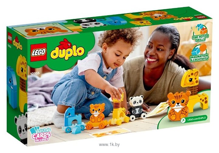 Фотографии LEGO DUPLO 10955 Creative Play Мой первый поезд для зверей