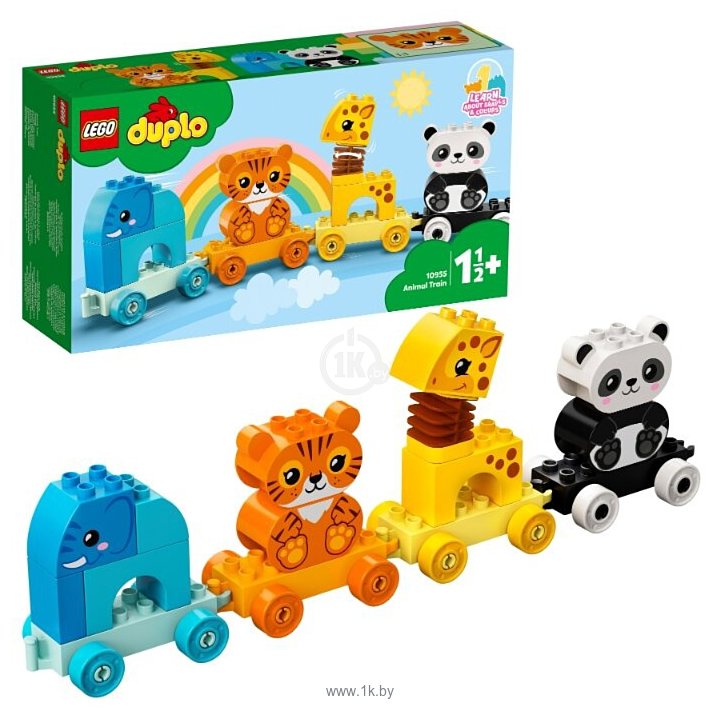 Фотографии LEGO DUPLO 10955 Creative Play Мой первый поезд для зверей