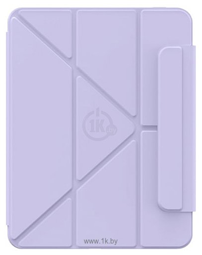 Фотографии Baseus Minimalist Series Magnetic Case для Apple iPad Pro 11/Air-4/Air-5 10.9 (фиолетовый)